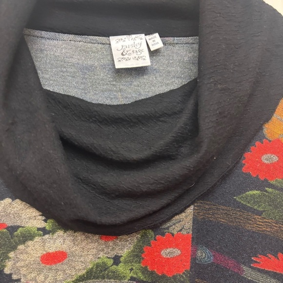 Parsley & Sage Floral Cowl Neck Dress - Picture 4 of 10